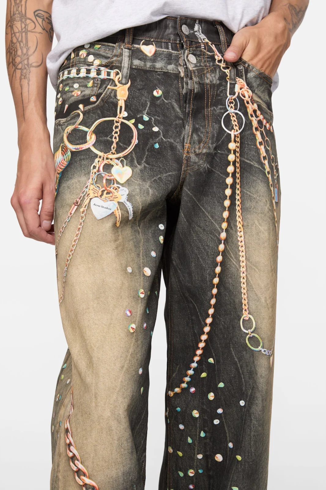 กางเกงยีนส์ Acne Studios - LOOSE FIT JEANS