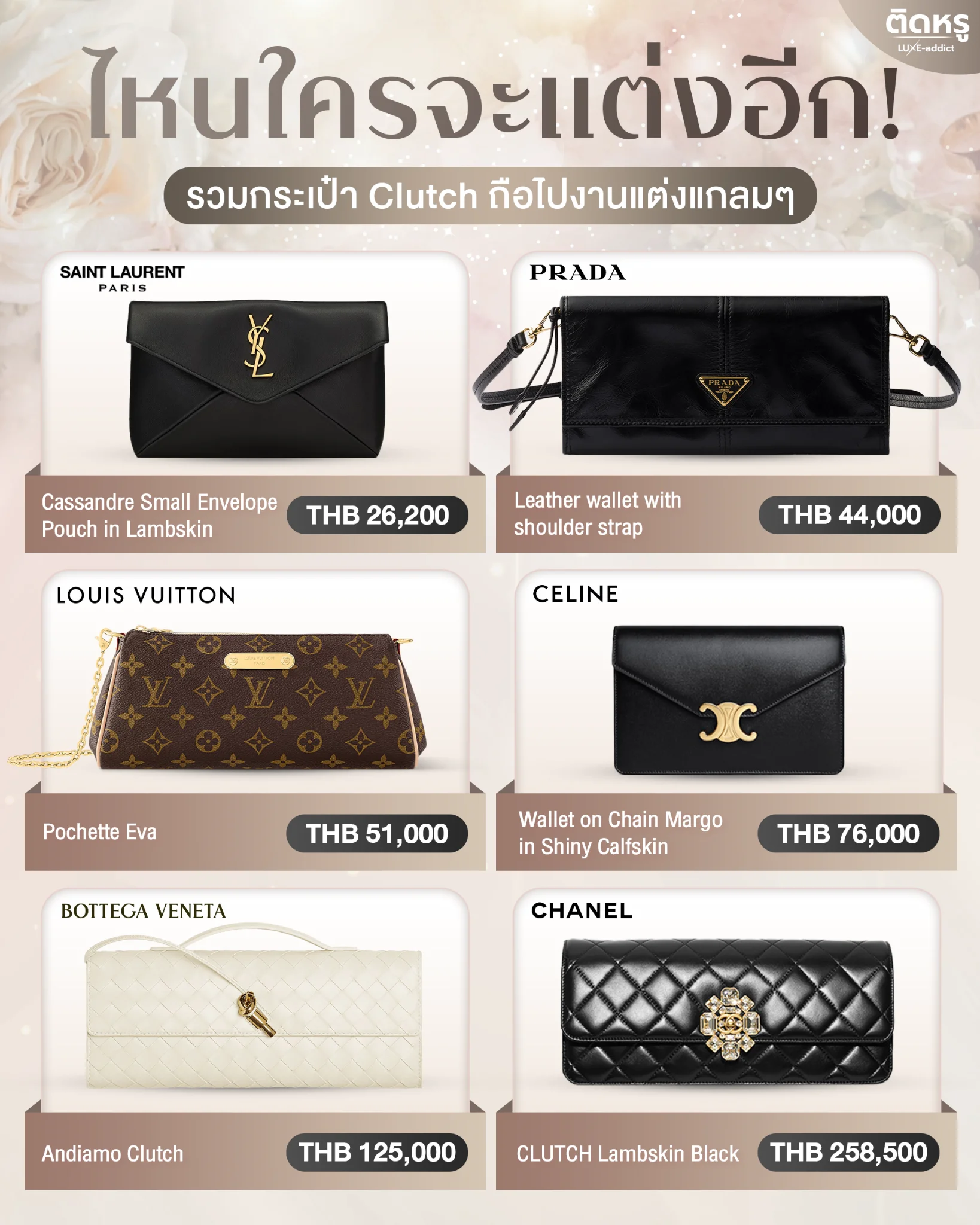 Investment grade luxury handbags with high resale value
