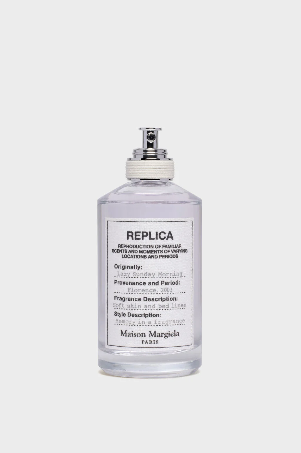 Maison Margiela Lazy Sunday Morning - The best clean white musk scent