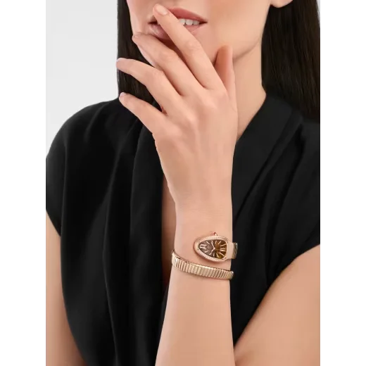 Limited Edition Tadao Ando x Bvlgari Serpenti Tubogas watch