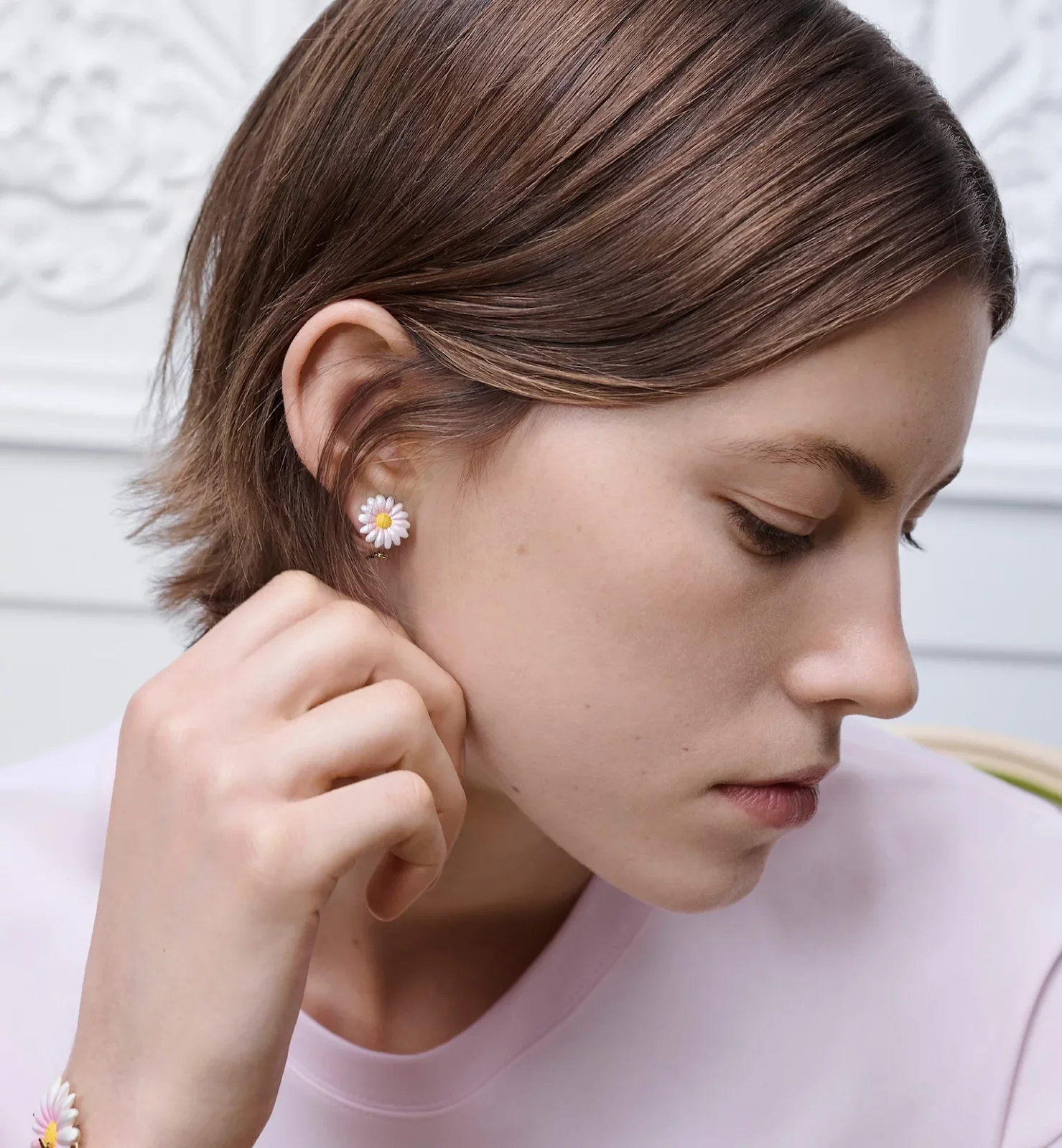 Dior Mini Daisy Earrings