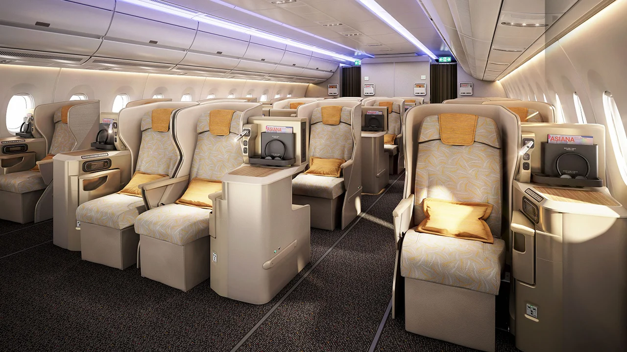 Business Class flights to Korea