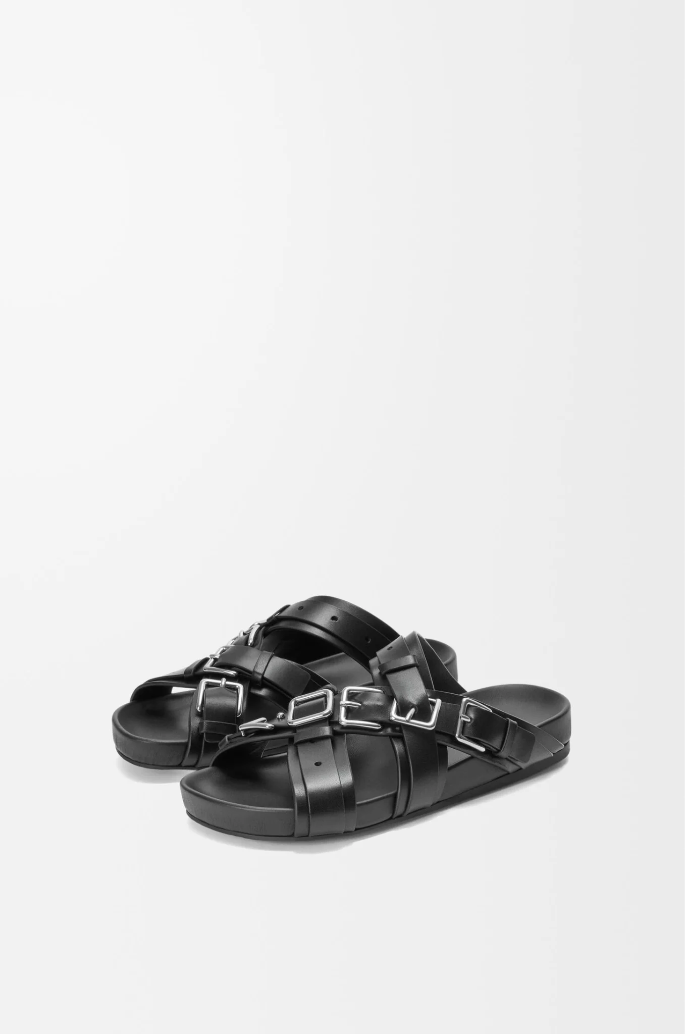 Loewe smooth leather vs suede luxury sandals comparison for everyday styling