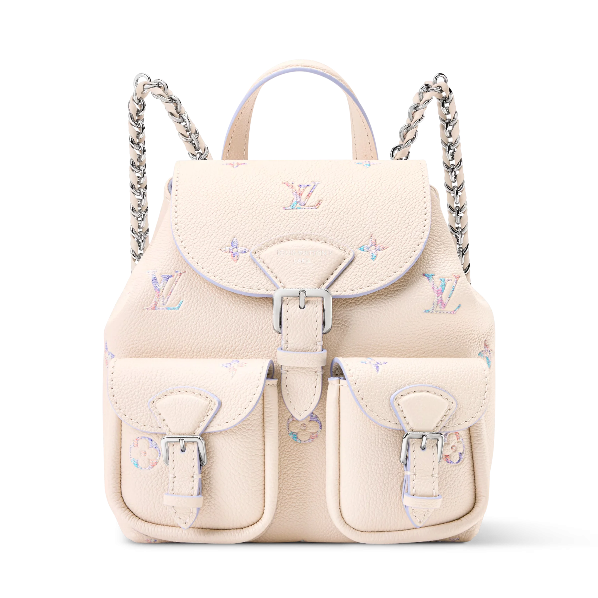 New Louis Vuitton bags 2026 featuring Wallet on Chain Ivy and Nano Madeleine in soft pastel hues