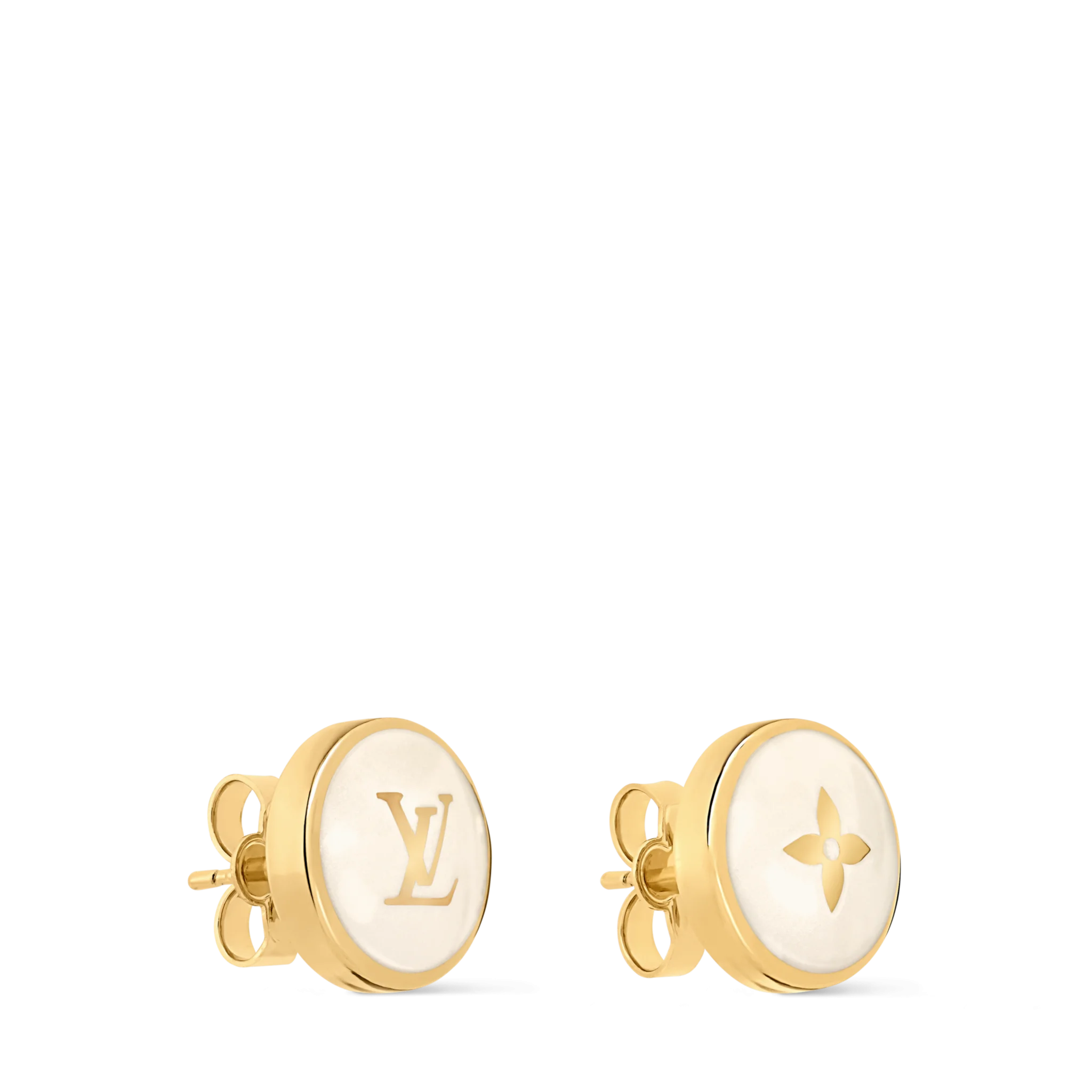 LV Pearly Confetti earrings with a sweet summer design