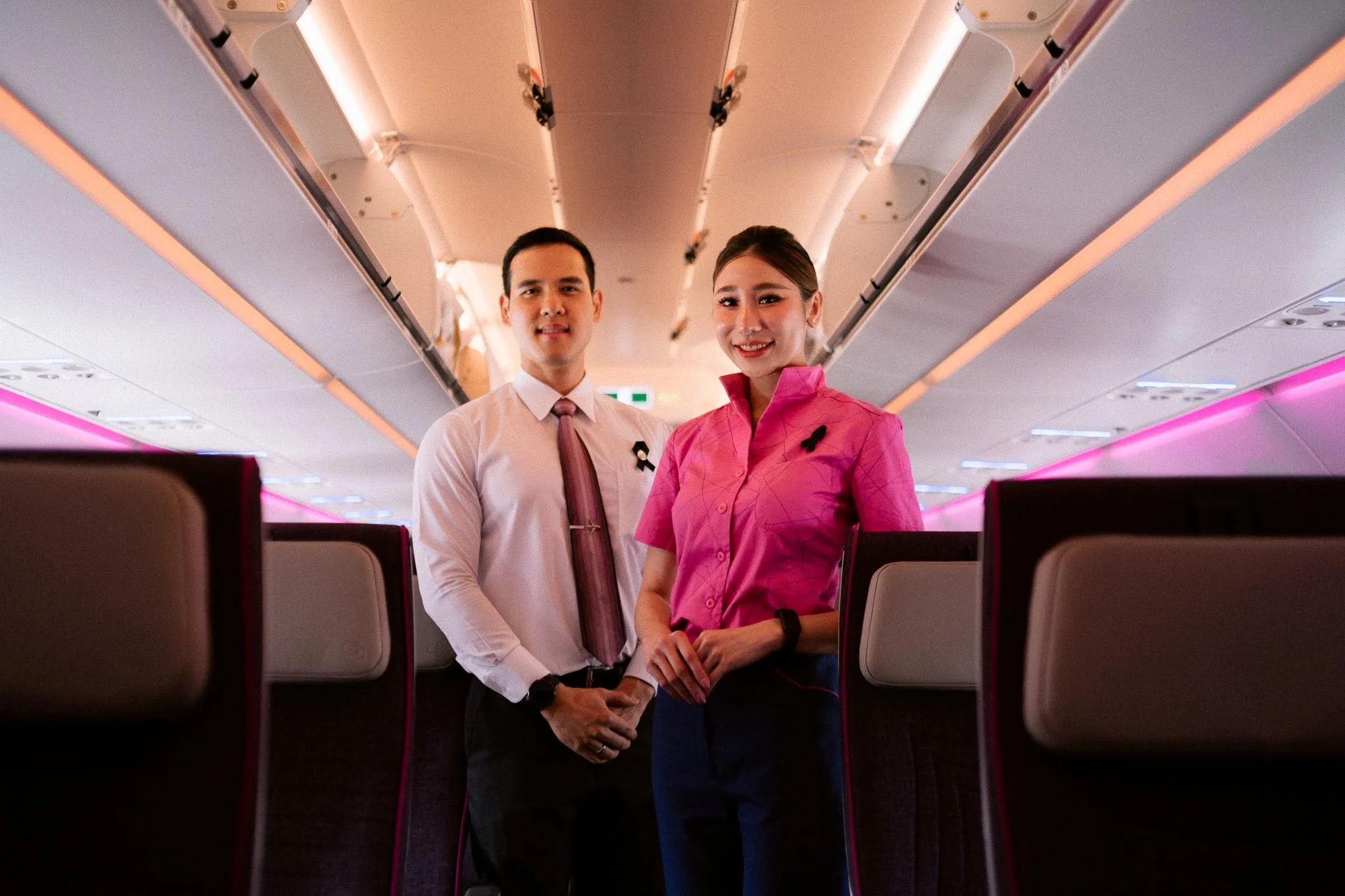 Premium in-flight dining experience on Thai Airways business class flights