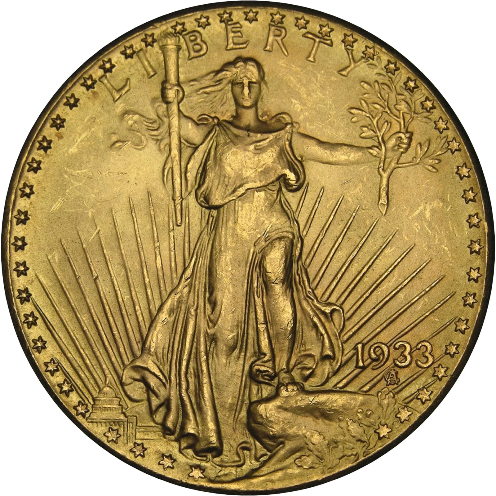 เหรียญทองคำประวัติศาสตร์ 1933 Saint-Gaudens