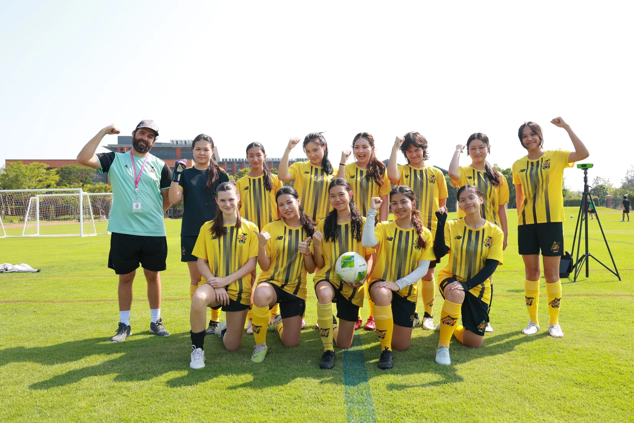 Students participating in advanced curriculum activities at a top international school