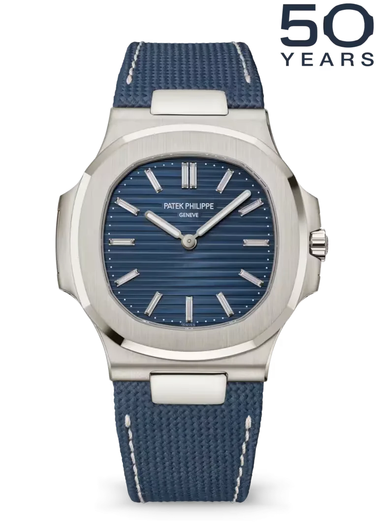 Patek Philippe Nautilus 50th Anniversary Ref. 5810G Ultra-thin White Gold